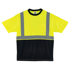 8289BK S Lim/Black Front T-Shirt Type R Class 2 - Exact Tool & Supply