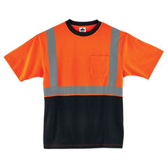 8289BK S Org/Black Front T-Shirt Type R Class 2 - Exact Tool & Supply