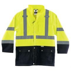 8365BK 3XL LIM/BLK FRONT RAIN JACKET - Exact Tool & Supply
