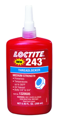 243 Threadlocker Blue Removable - 250 ml - Exact Tool & Supply