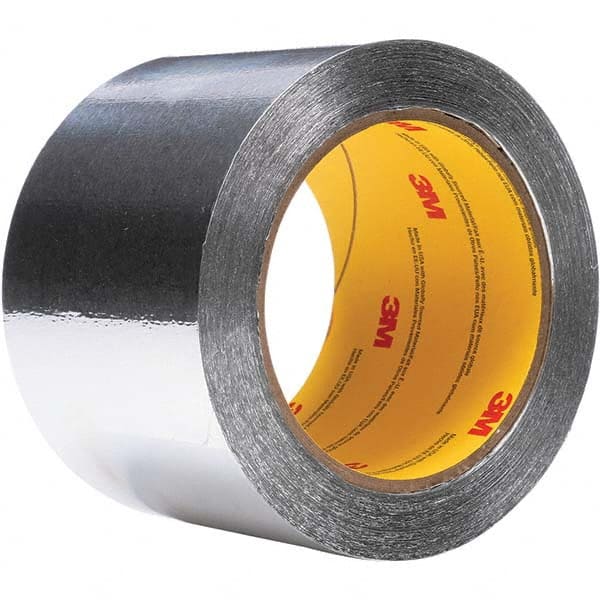 3M - 60 Yd x 1000mm x 4.6 mil Silver Aluminum Foil Tape - Exact Tool & Supply