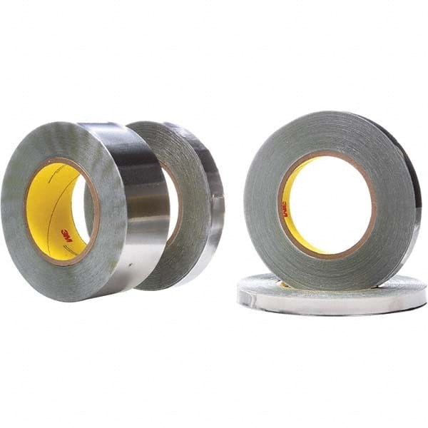 3M - 36 Yd x 12" x 6.8 mil Dark Silver Lead Foil Tape - Exact Tool & Supply