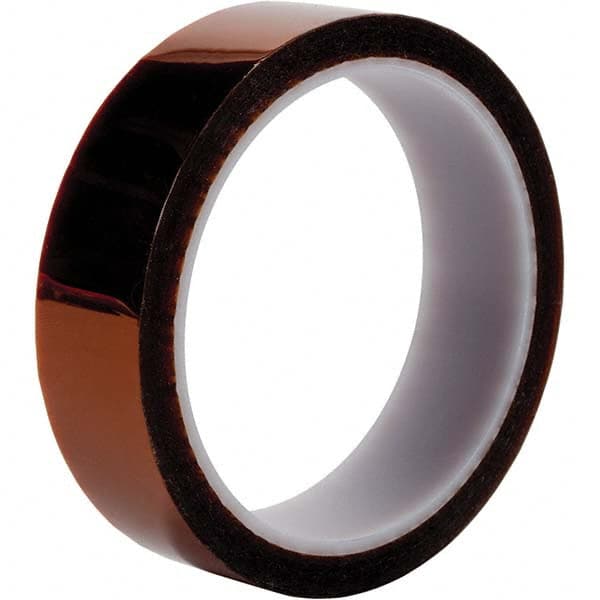 3M - 36 Yd x 1/2" Amber Polyimide Film Tape - Exact Tool & Supply