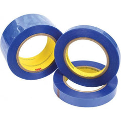 3M - 72 Yd x 18" Blue Polyester Film Tape - Exact Tool & Supply