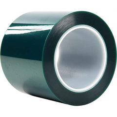 3M - 72 Yd x 4" Green Polyester Film Tape - Exact Tool & Supply