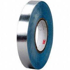 3M - 60 Yd x 4" x 5.5 mil Silver Aluminum Foil Tape - Exact Tool & Supply