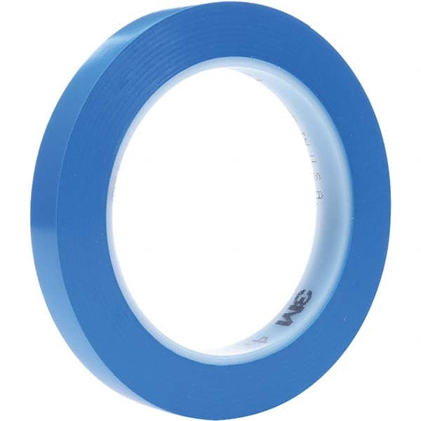 3M - 36 Yd x 3/8" Blue Vinyl Film Tape - Exact Tool & Supply