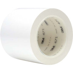 3M - 36 Yd x 48" White Vinyl Film Tape - Exact Tool & Supply