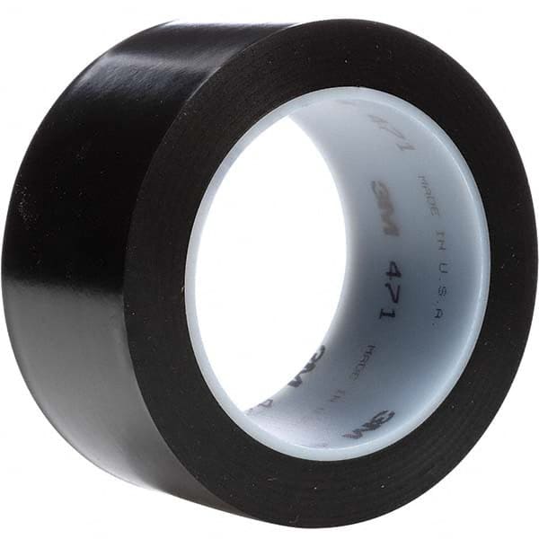 3M - 36 Yd x 48" Black Vinyl Film Tape - Exact Tool & Supply