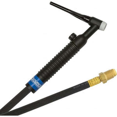 PRO-SOURCE - 200 Amp 12-1/2' Rubber Outfit 26V Air Cooled TIG Welding Torch Kit - Exact Tool & Supply