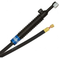 PRO-SOURCE - 80 Amp 12-1/2' Rubber Outfit 24VN Air Cooled TIG Welding Torch Kit - Exact Tool & Supply