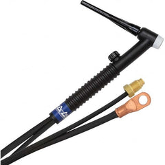 PRO-SOURCE - 150 Amp 25' Rubber Outfit 17FV Air Cooled TIG Welding Torch Kit - Exact Tool & Supply
