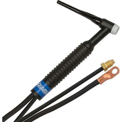 PRO-SOURCE - 200 Amp 12-1/2' Rubber Outfit 26F Air Cooled TIG Welding Torch Kit - Exact Tool & Supply