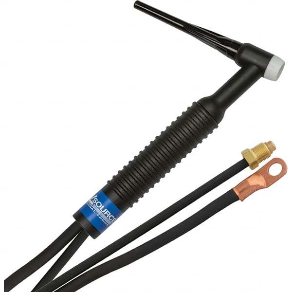PRO-SOURCE - 200 Amp 25' Rubber Outfit 26 Air Cooled TIG Welding Torch Kit - Exact Tool & Supply