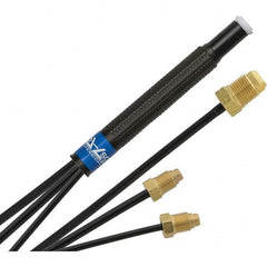 PRO-SOURCE - 250 Amp 12-1/2' Rubber Outfit 20P Water Cooled TIG Welding Torch Kit - Exact Tool & Supply