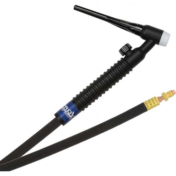 PRO-SOURCE - 150 Amp 12-1/2' Rubber Outfit 17V Air Cooled TIG Welding Torch Kit - Exact Tool & Supply