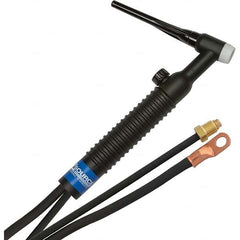 PRO-SOURCE - 200 Amp 12-1/2' Rubber Outfit 26FV Air Cooled TIG Welding Torch Kit - Exact Tool & Supply
