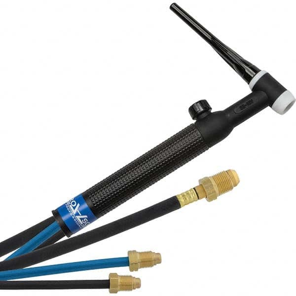 PRO-SOURCE - 350 Amp 25' Rubber Outfit 18V Water Cooled TIG Welding Torch Kit - Exact Tool & Supply