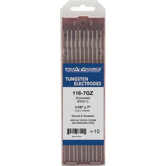 PRO-SOURCE - Tungsten Electrodes Type: Zirconiated Diameter (Inch): 1/16 - Exact Tool & Supply