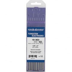 PRO-SOURCE - Tungsten Electrodes Type: E3 Diameter (Inch): 1/8 - Exact Tool & Supply