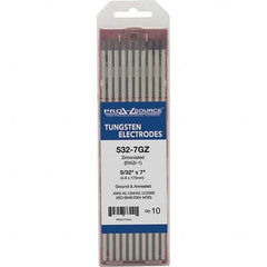PRO-SOURCE - Tungsten Electrodes Type: Zirconiated Diameter (Inch): 5/32 - Exact Tool & Supply