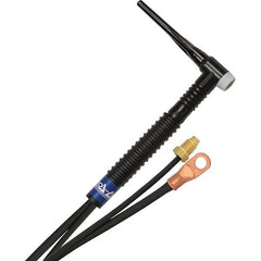 PRO-SOURCE - 150 Amp 25' Rubber Outfit 17FMT Air Cooled TIG Welding Torch Kit - Exact Tool & Supply