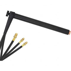 PRO-SOURCE - 500 Amp 12-1/2' Rubber Outfit 27B Water Cooled TIG Welding Torch Kit - Exact Tool & Supply