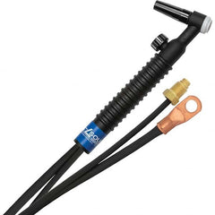 PRO-SOURCE - 125 Amp 12-1/2' Rubber Outfit 9V Air Cooled TIG Welding Torch Kit - Exact Tool & Supply