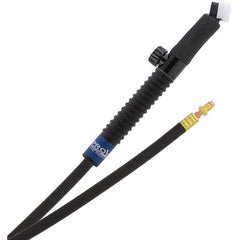 PRO-SOURCE - 80 Amp 25' Rubber Outfit 24FVMT Air Cooled TIG Welding Torch Kit - Exact Tool & Supply