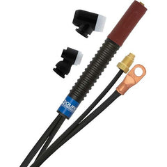 PRO-SOURCE - 150 Amp 12-1/2' Rubber Outfit 150M Air Cooled TIG Welding Torch Kit - Exact Tool & Supply