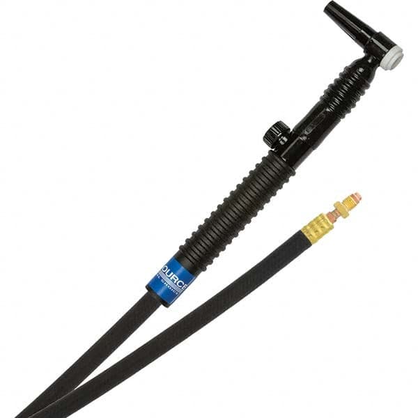 PRO-SOURCE - 125 Amp 25' Rubber Outfit 9FVMT Air Cooled TIG Welding Torch Kit - Exact Tool & Supply