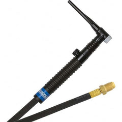 PRO-SOURCE - 200 Amp 12-1/2' Rubber Outfit 26FVMT Air Cooled TIG Welding Torch Kit - Exact Tool & Supply