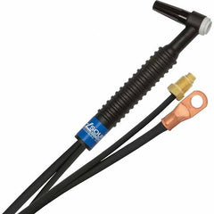 PRO-SOURCE - 125 Amp 12-1/2' Rubber Outfit 9F Air Cooled TIG Welding Torch Kit - Exact Tool & Supply