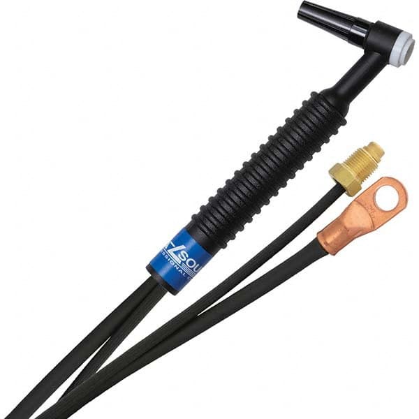 PRO-SOURCE - 125 Amp 25' Rubber Outfit 9 Air Cooled TIG Welding Torch Kit - Exact Tool & Supply