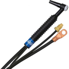 PRO-SOURCE - 125 Amp 12-1/2' Rubber Outfit 9 Air Cooled TIG Welding Torch Kit - Exact Tool & Supply