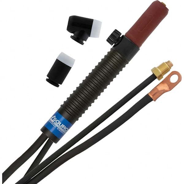 PRO-SOURCE - 200 Amp 12-1/2' Rubber Outfit 200M Air Cooled TIG Welding Torch Kit - Exact Tool & Supply