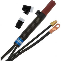 PRO-SOURCE - 200 Amp 12-1/2' Rubber Outfit 200M Air Cooled TIG Welding Torch Kit - Exact Tool & Supply
