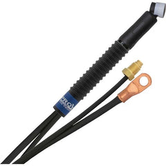 PRO-SOURCE - 80 Amp 12-1/2' Rubber Outfit 24FMT Air Cooled TIG Welding Torch Kit - Exact Tool & Supply