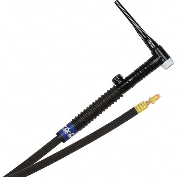 PRO-SOURCE - 150 Amp 25' Rubber Outfit 17FVMT Air Cooled TIG Welding Torch Kit - Exact Tool & Supply
