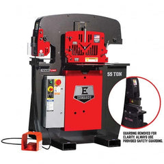 Edwards Manufacturing - Ironworkers Throat Depth (Inch): 7-1/2 Punching Pressure (Ton): 55 - Exact Tool & Supply