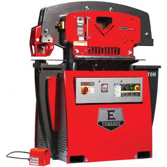 Edwards Manufacturing - Ironworkers Throat Depth (Inch): 11-3/4 Punching Pressure (Ton): 110 - Exact Tool & Supply