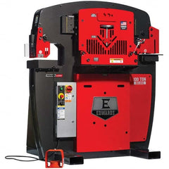 Edwards Manufacturing - Ironworkers Throat Depth (Inch): 11 Punching Pressure (Ton): 100 - Exact Tool & Supply