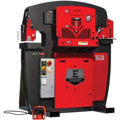 Edwards Manufacturing - Ironworkers Throat Depth (Inch): 11 Punching Pressure (Ton): 100 - Exact Tool & Supply