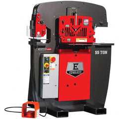 Edwards Manufacturing - Ironworkers Throat Depth (Inch): 7 Punching Pressure (Ton): 55 - Exact Tool & Supply