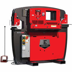 Edwards Manufacturing - Ironworkers Throat Depth (Inch): 9-3/4 Punching Pressure (Ton): 65 - Exact Tool & Supply