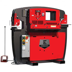 Edwards Manufacturing - Ironworkers Throat Depth (Inch): 9-3/4 Punching Pressure (Ton): 65 - Exact Tool & Supply