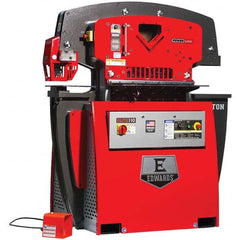 Edwards Manufacturing - Ironworkers Throat Depth (Inch): 11-3/4 Punching Pressure (Ton): 110 - Exact Tool & Supply