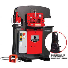 Edwards Manufacturing - Ironworkers Throat Depth (Inch): 1-1/4 Punching Pressure (Ton): 55 - Exact Tool & Supply