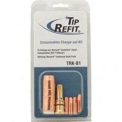 PRO-SOURCE - 0.035" to 4/89" Wire OD, MIG Welder Diffuser Kit - Exact Tool & Supply