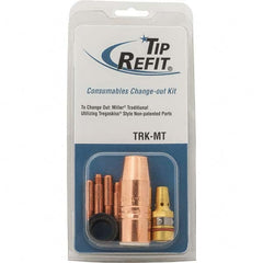 PRO-SOURCE - 0.035" to 4/89" Wire OD, MIG Welder Diffuser Kit - Exact Tool & Supply